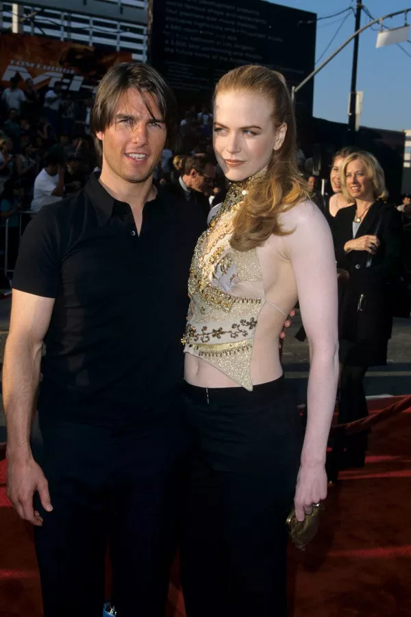 Tom Cruise y Nicole Kidman durante el estreno de 'Mission: Impossible 2' el 18 de mayo de 2000.