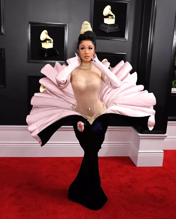 Cardi B at the 2019 Grammy Awards on February 10, 2019.