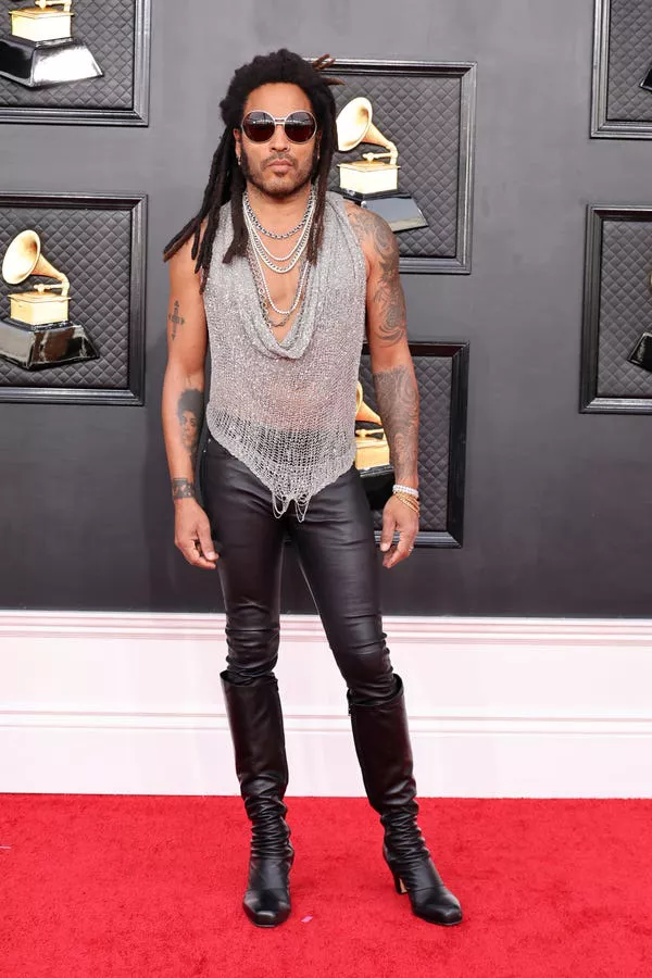 Lenny Kravitz at the Grammys.