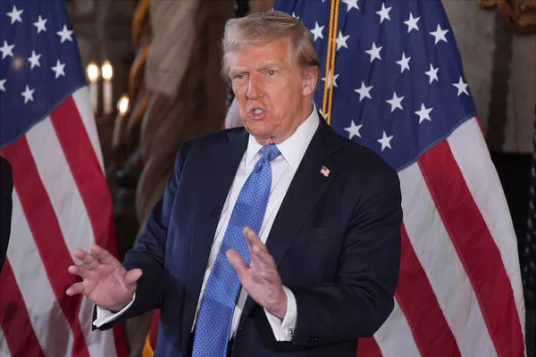 President-elect Donald Trump at Mar-A-Lago