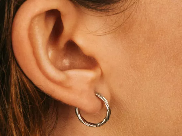 It seems like simple hoop earrings will never go out of style.