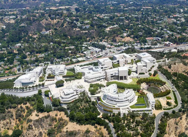 Vista aérea del Getty Center