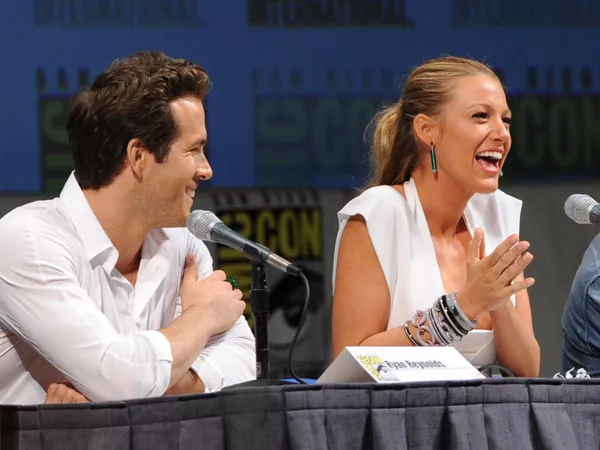 Ryan Reynolds y Blake Lively asistieron juntos a la Comic-Con en San Diego.