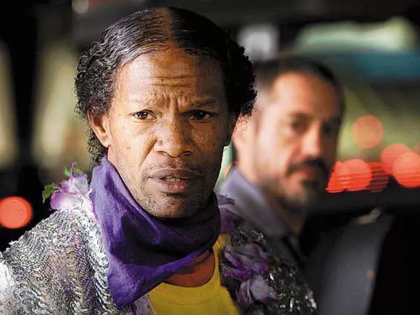 Foxx portrays Nathaniel Ayers, a homeless man and former musical prodigy, in 'The Soloist.' Paramount Pictures