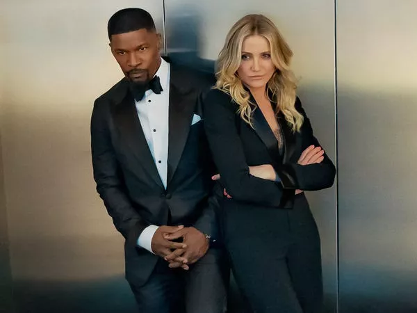 Jamie Foxx and Cameron Diaz in 'Back in Action.' John Wilson / Netflix