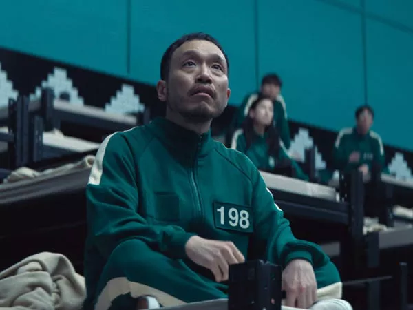 Park Hyun-chul plays Player 198, Jang Do-yeong, in 'Squid Game' season two. Netflix