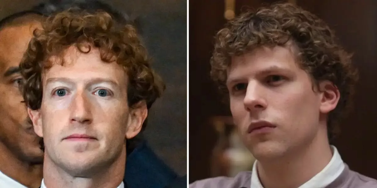 Jesse Eisenberg dijo que estaba conduciendo hacia Facebook para ver si podía conocer a Mark Zuckerberg, pero le dijeron que se diera la vuelta por 'razones legales'