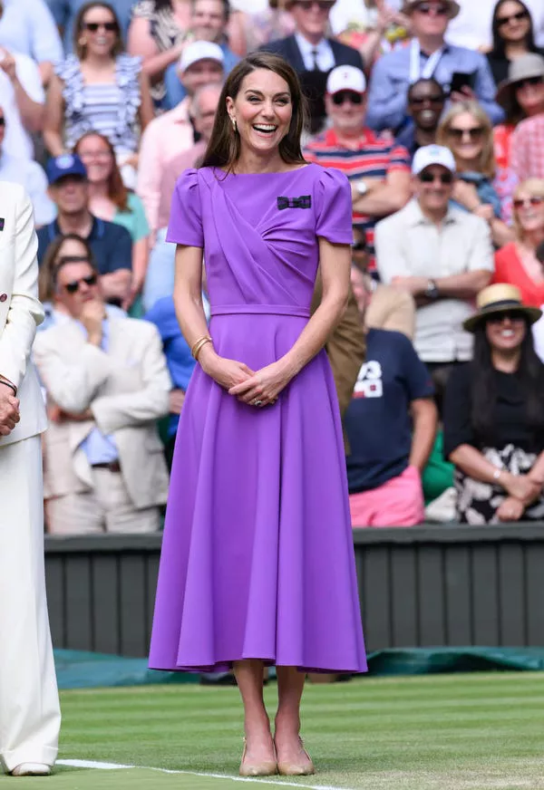 Kate Middleton asiste a Wimbledon en julio de 2024. Karwai Tang/WireImage