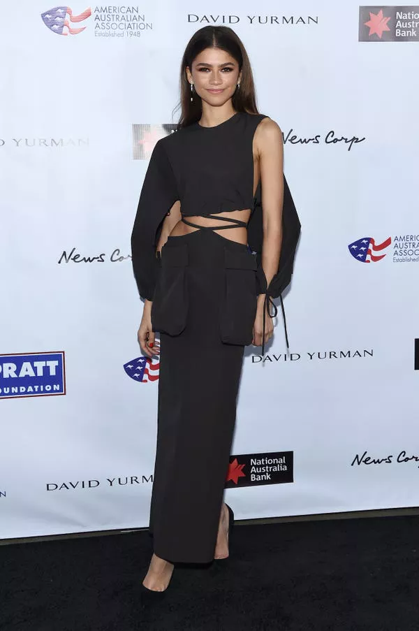 Zendaya asiste a los AAA Art Awards en Nueva York el 30 de enero de 2020.