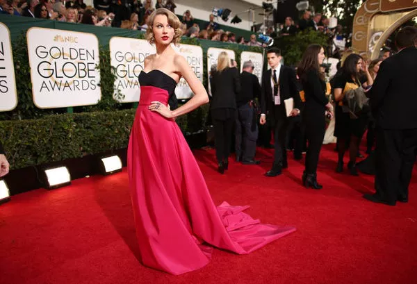 Taylor Swift en los Globos de Oro 2014