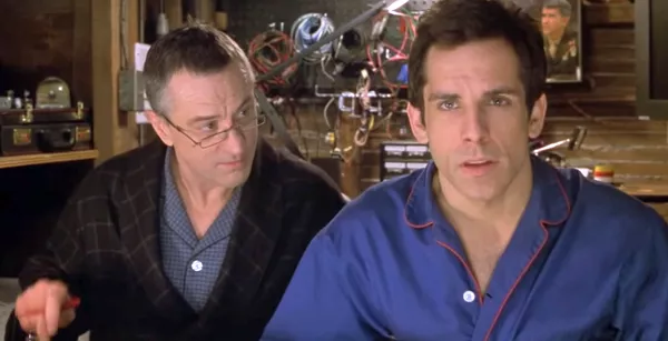 (L-R) Robert De Niro y Ben Stiller en 'Meet the Parents'.