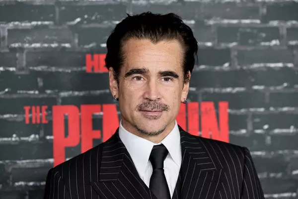 Colin Farrell en el estreno en Nueva York de 'The Penguin'.