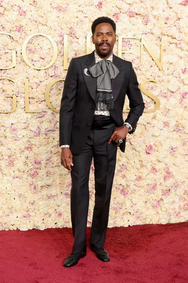 Colman Domingo attends the 2025 Golden Globe Awards.