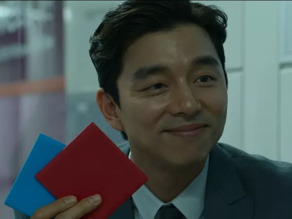 Gong Yoo como el Reclutador en 'Squid Game' temporada dos.