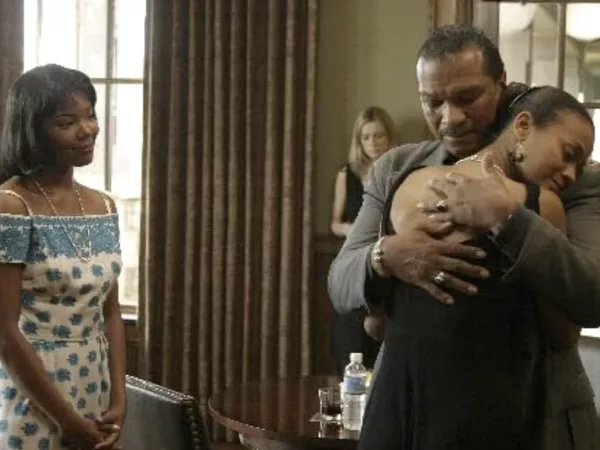 Gabrielle Union, Billy Dee Williams, and Zoe Saldaña in 'Constellation.' Codeblack Entertainment; 20th Century Fox