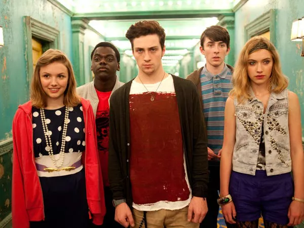 Hannah Murray, Daniel Kaluuya, Aaron Taylor-Johnson, Matthew Beard, and Imogen Poots in 'Chatroom.' Revolver Entertainment