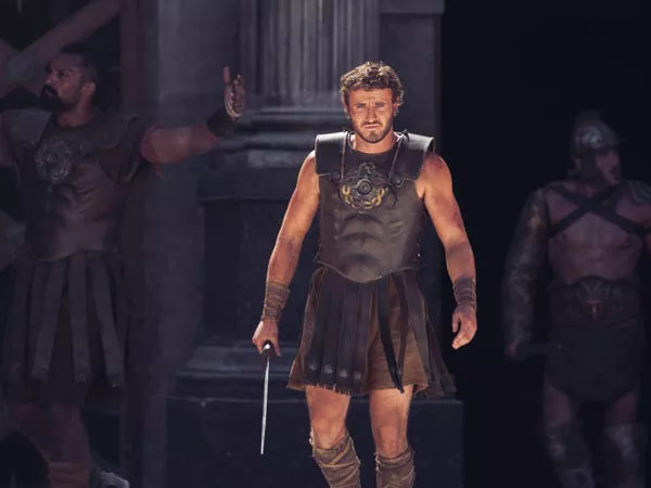 Paul Mescal como Lucius en 'Gladiator II'.