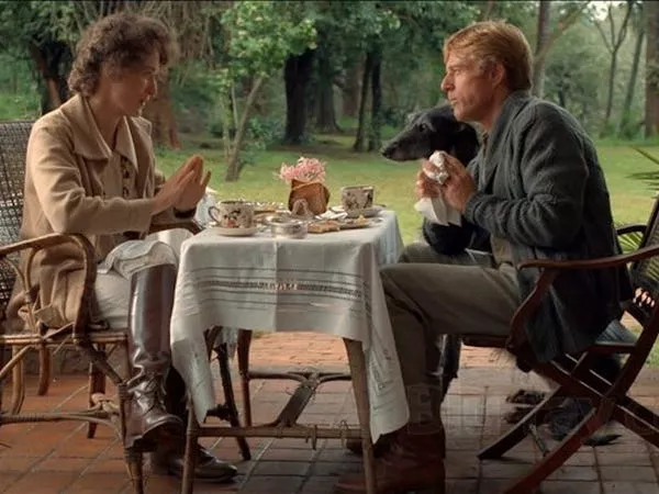 Meryl Streep y Robert Redford en 'De África'.