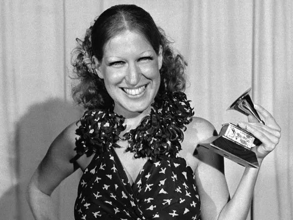 Bette Midler won best new artist in 1974