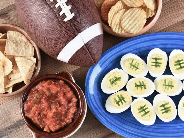 If you don’t like to watch the game, you can keep busy by eating.