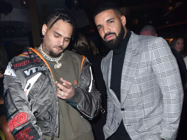 Chris Brown was invited to Drake's most recent New Year's Eve party.