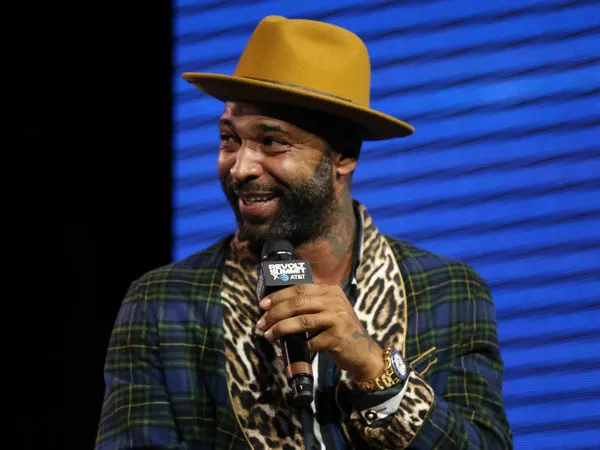 Joe Budden at a summit in 2019.