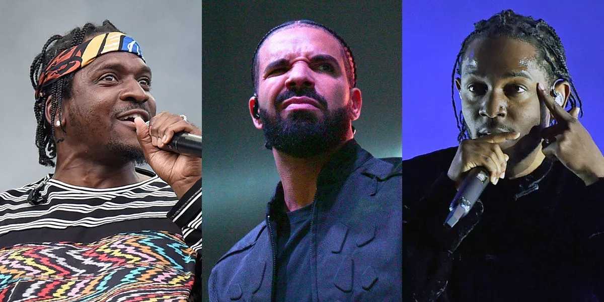 13 veces que Drake ha tenido conflictos con otros raperos, incluyendo a Kendrick Lamar, Pusha T y Kanye West