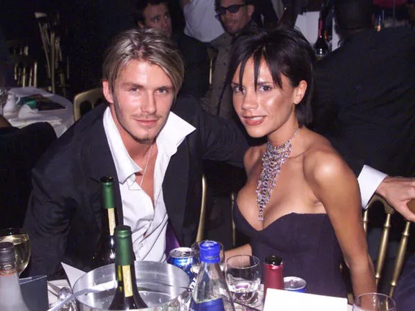 David y Victoria Beckham en 1999