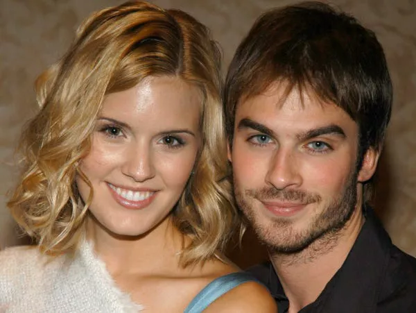 Maggie Grace e Ian Somerhalder en 2005.