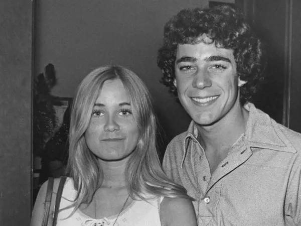 Maureen McCormick y Barry Williams en 1972.