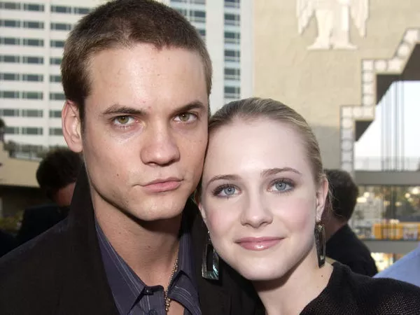 Shane West y Evan Rachel Wood.