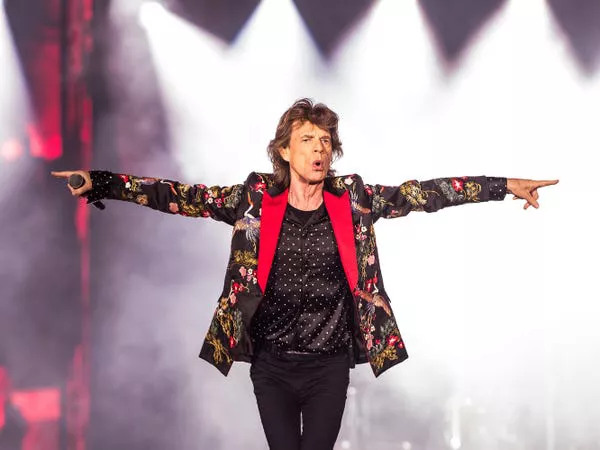 Mick Jagger de The Rollingstones en Francia en 2017.