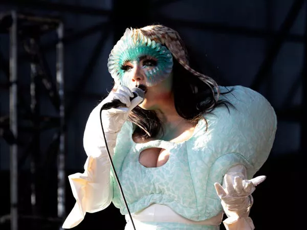 Björk en el Festival Primavera Sound 2022 en Chile.