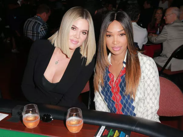 Khloé Kardashian y Malika Haqq en 2018