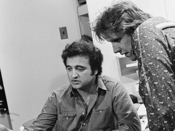 John Belushi y Gary Busey en 1979. Fred Bronson/NBCU Photo Bank/NBCUniversal/Getty Images