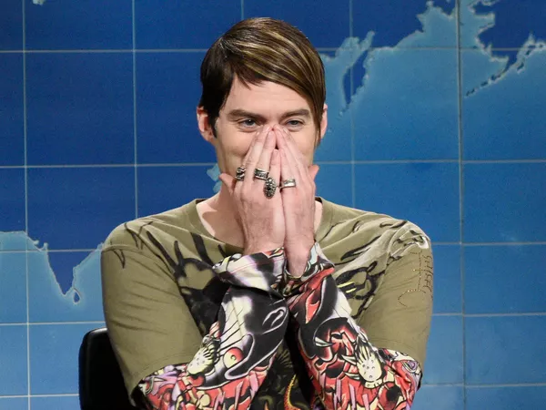 Bill Hader as Stefon in 2018. Will Heath/NBCU Photo Bank/NBCUniversal/Getty Images