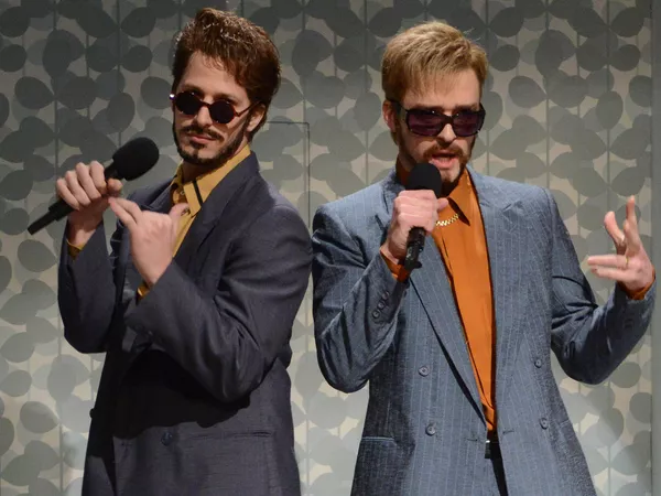 Andy Samberg and Justin Tmberlake in 2013. Dana Edelson/NBCU Photo Bank/NBCUniversal/Getty Images