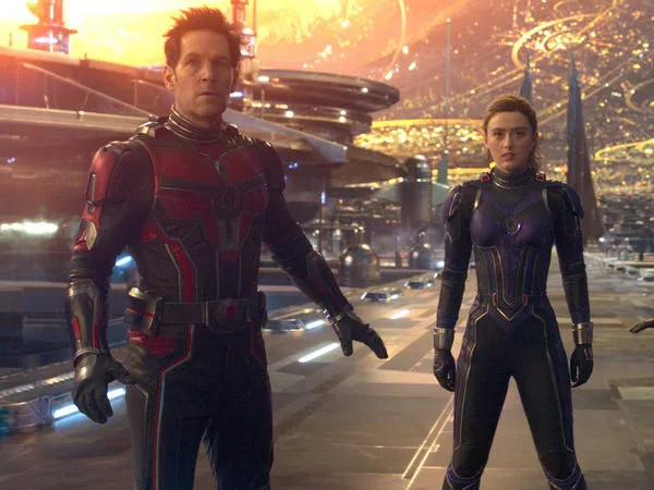 Paul Rudd y Kathryn Newton en 'Ant-Man and the Wasp: Quantumania.' Marvel Studios