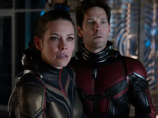 Evangeline Lilly y Paul Rudd en 'Ant-Man and the Wasp.' Marvel Studios