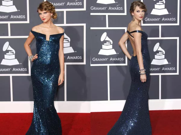 Taylor Swift asiste a los Grammy de 2010