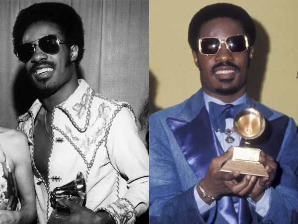 Stevie Wonder en los Grammys 1974 y 1975