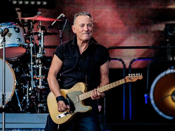 Bruce Springsteen performs with The E Street Band in 2023.