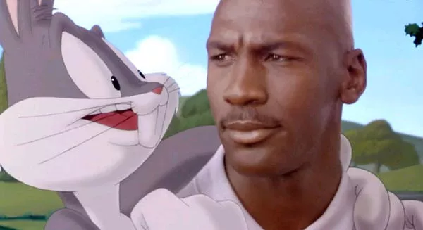 Bugs Bunny y Michael Jordan en 'Space Jam'.