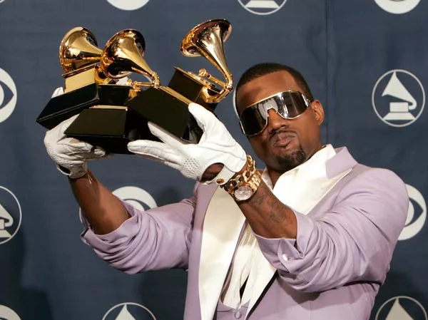 Kanye West at the 48th Grammys