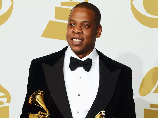 Jay-Z at the 55th Grammys