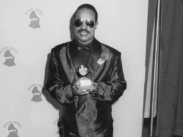 Stevie Wonder won best R&B vocal performance (male) at the 28th Grammys