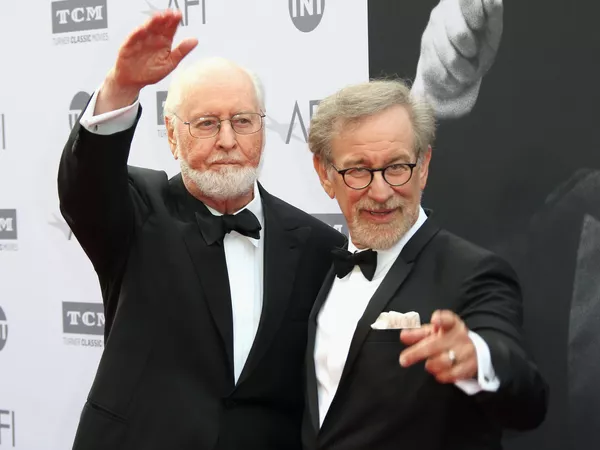 John Williams with Steven Spielberg