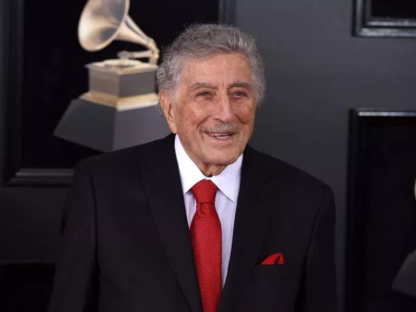 Tony Bennett at the 60th Grammys