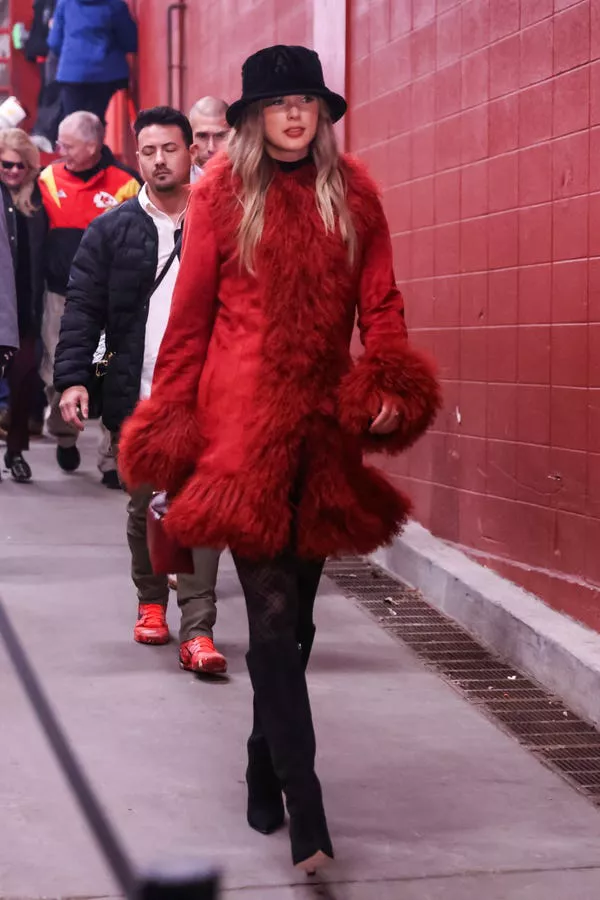 Taylor Swift llega a Arrowhead Stadium en diciembre de 2024.