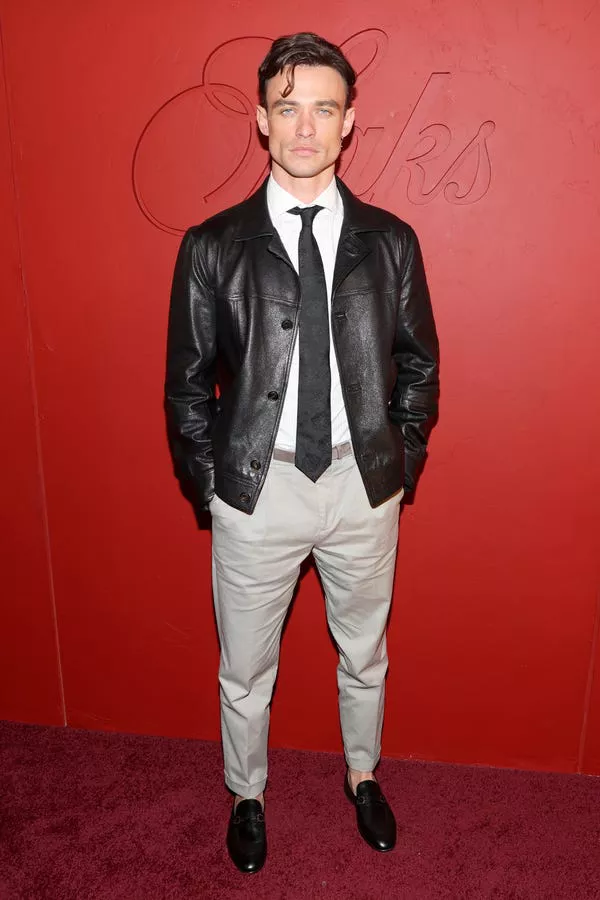 Thomas Doherty at the Saks Fifth Avenue New York Fashion Week Kick-Off Party